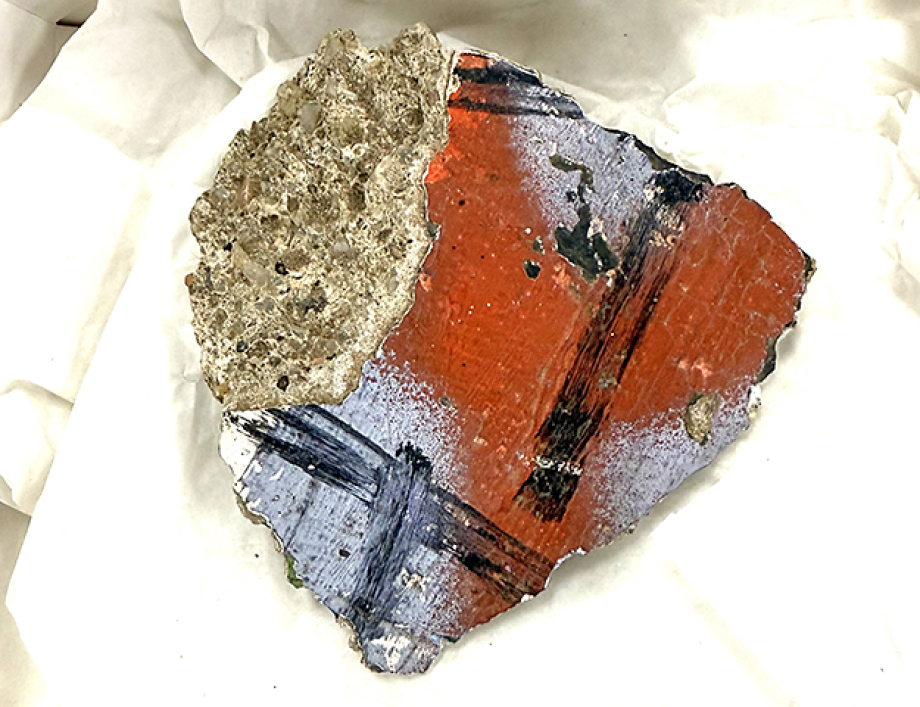 Berlin Wall fragment at Forest Place dinner